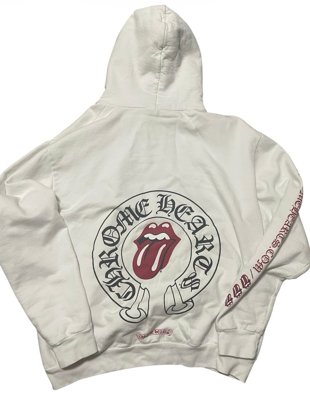 CHROME HEARTS Chrome Hearts × The Rolling Stones クロムハーツ リップ&タン ホースシュー パーカー