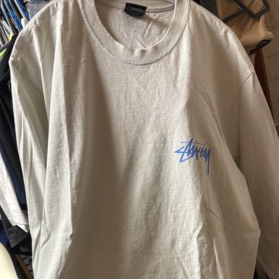 Stussy Beat Crazy LS Tee "Fog"