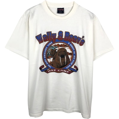 古着 90年代 ジャンスポーツ JANSPORT アニマルTシャツ USA製 メンズL相当 ヴィンテージ/eaa669924