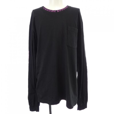 Chrome Hearts Script Neck Logo L/S T-Shirt "Black/Pink"