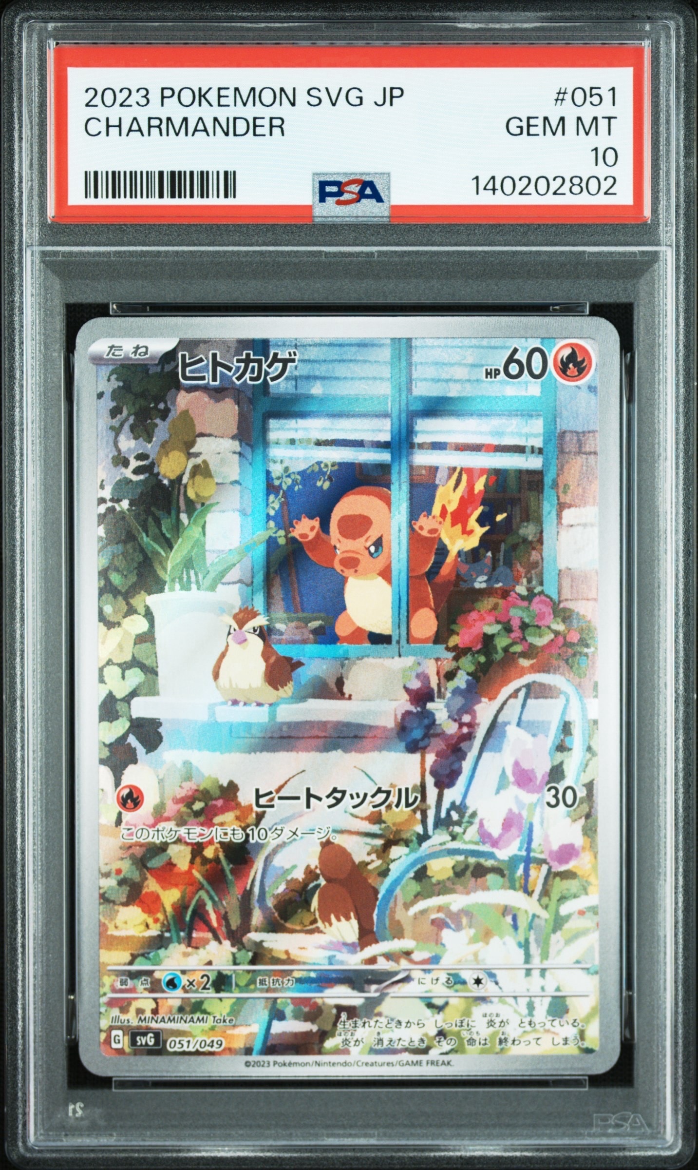ヒトカゲ :フルイラスト [SVG 051/049](スペシャルデッキセットex「フシギバナ・リザードン・カメックス」)
