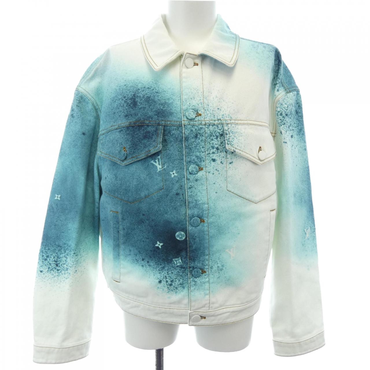 C (やや傷や汚れあり)】ルイヴィトン LOUIS VUITTON LVスプレーデニム