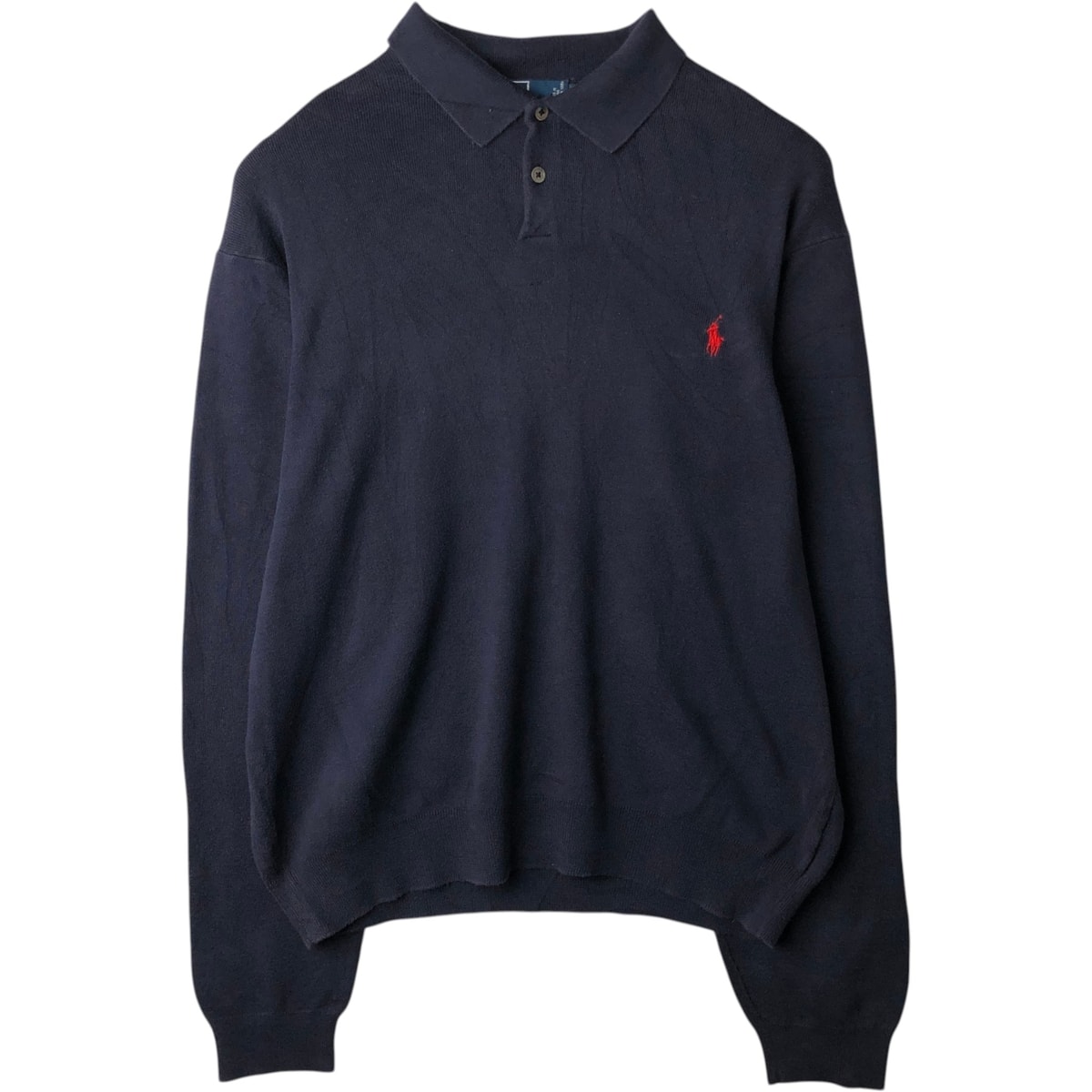 古着 ラルフローレン Ralph Lauren POLO by Ralph Lauren コットンニットハーフボタンセーター メンズXL相当/eaa627571