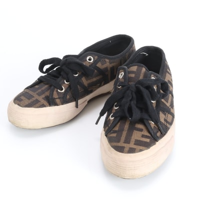 ■美品 フェンディ ズッカ36 23.5cmスニーカー