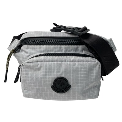 美品 モンクレール MONCER DURANCE ウエストポーチ 斜めがけ クロスボディ メンズ