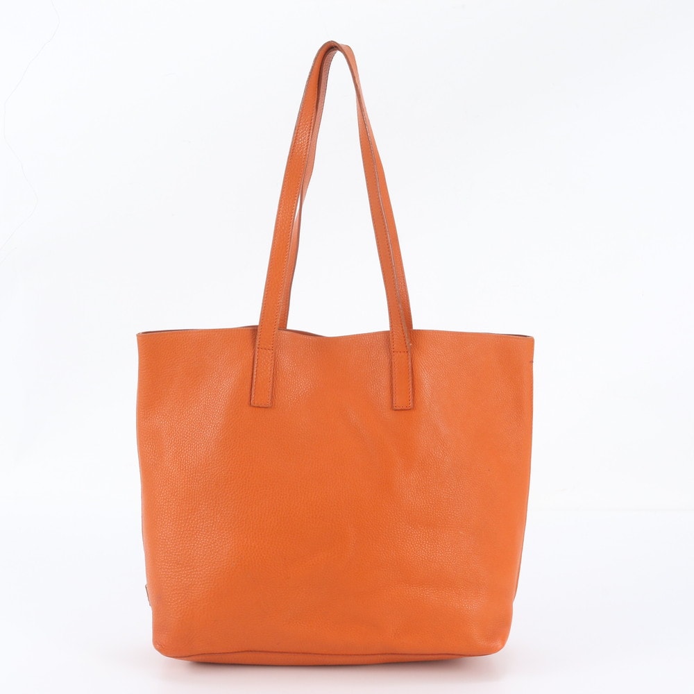 ■美品 プラダ トライアングルロゴトート バッグ レザー