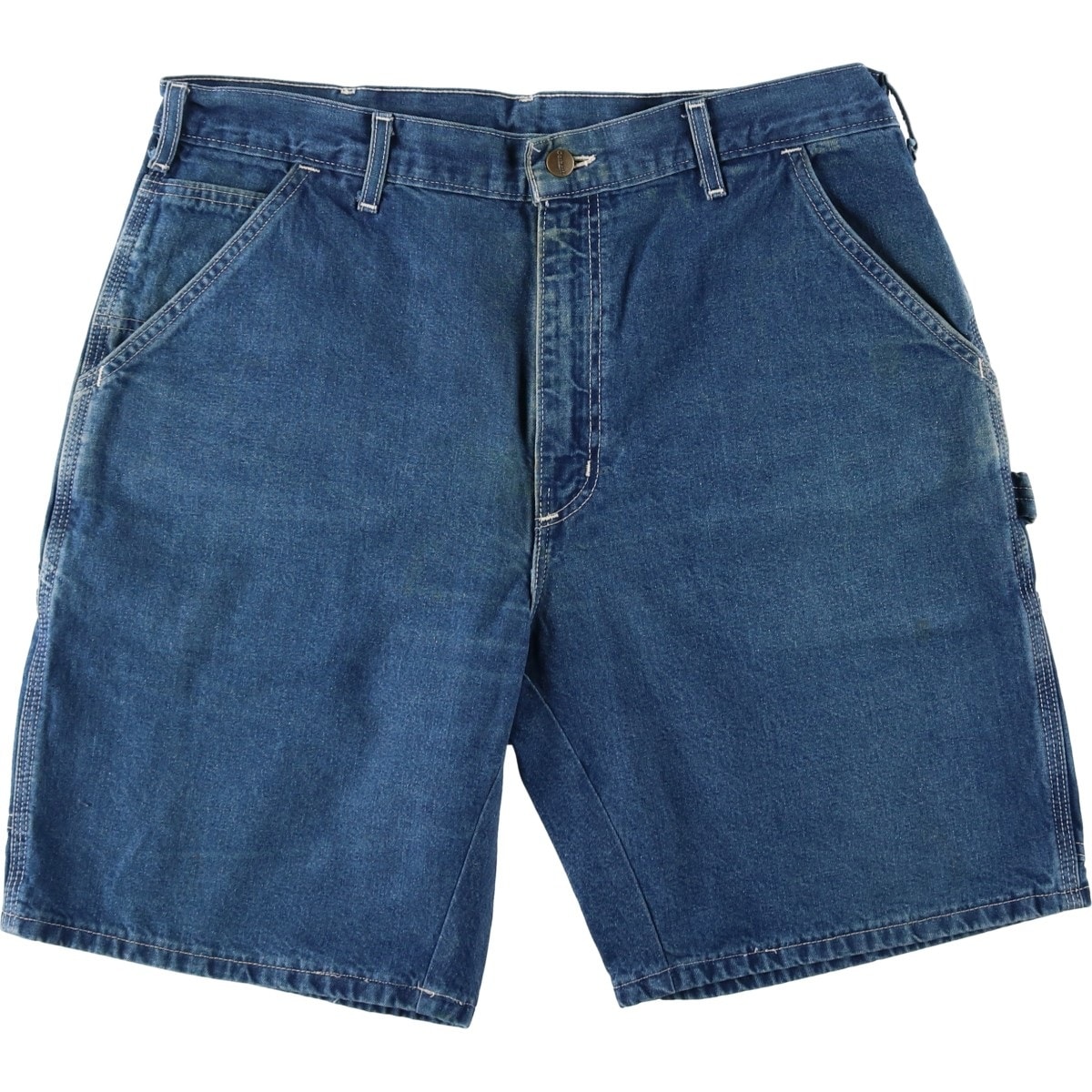 古着 カーハート Carhartt ロゴパッチ デニムペインターショーツ ショートパンツ USA製 メンズw36相当/eaa637115