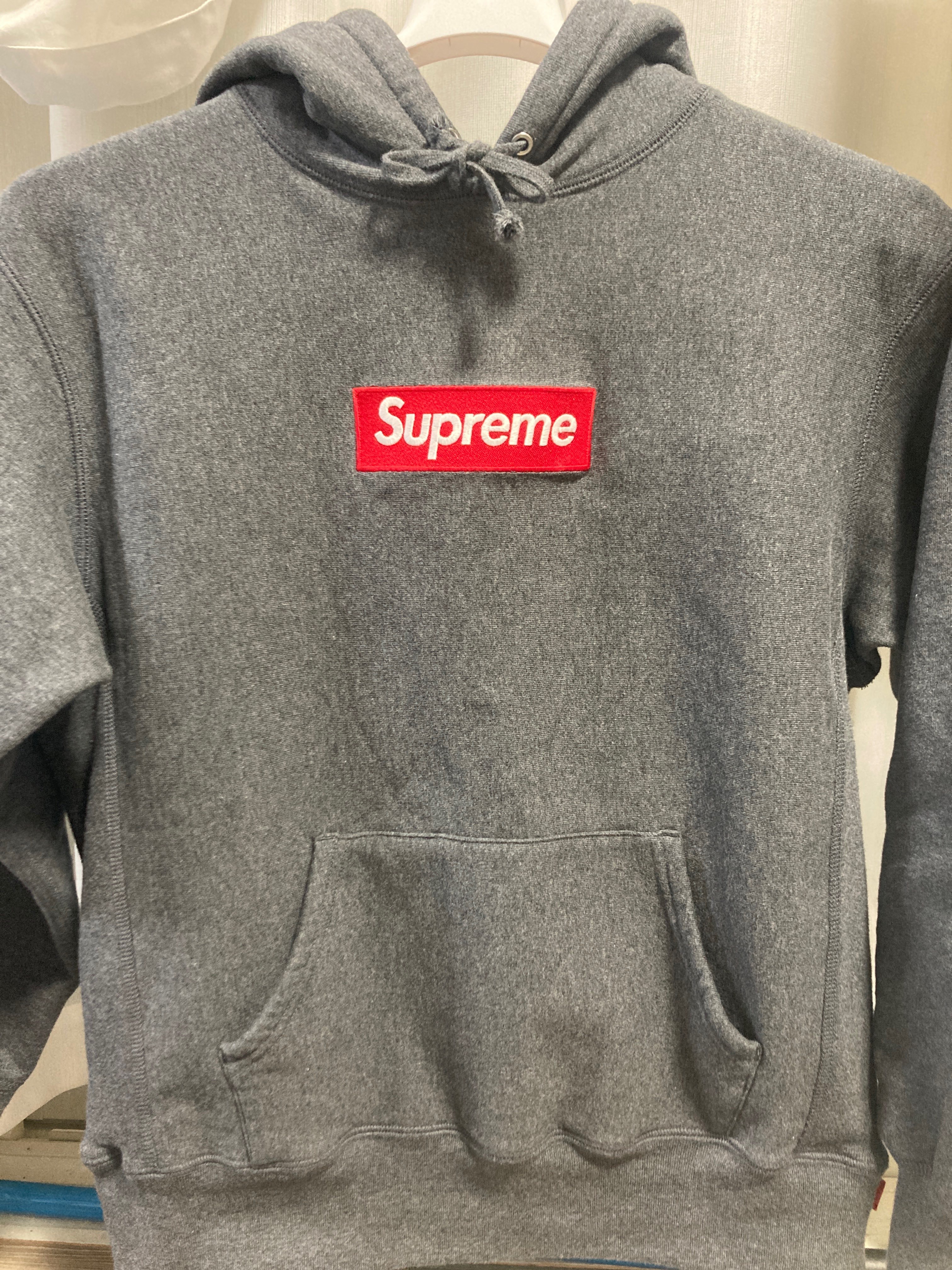 Supreme Box Logo Hooded Sweatshirt "Charcoal" (21FW)