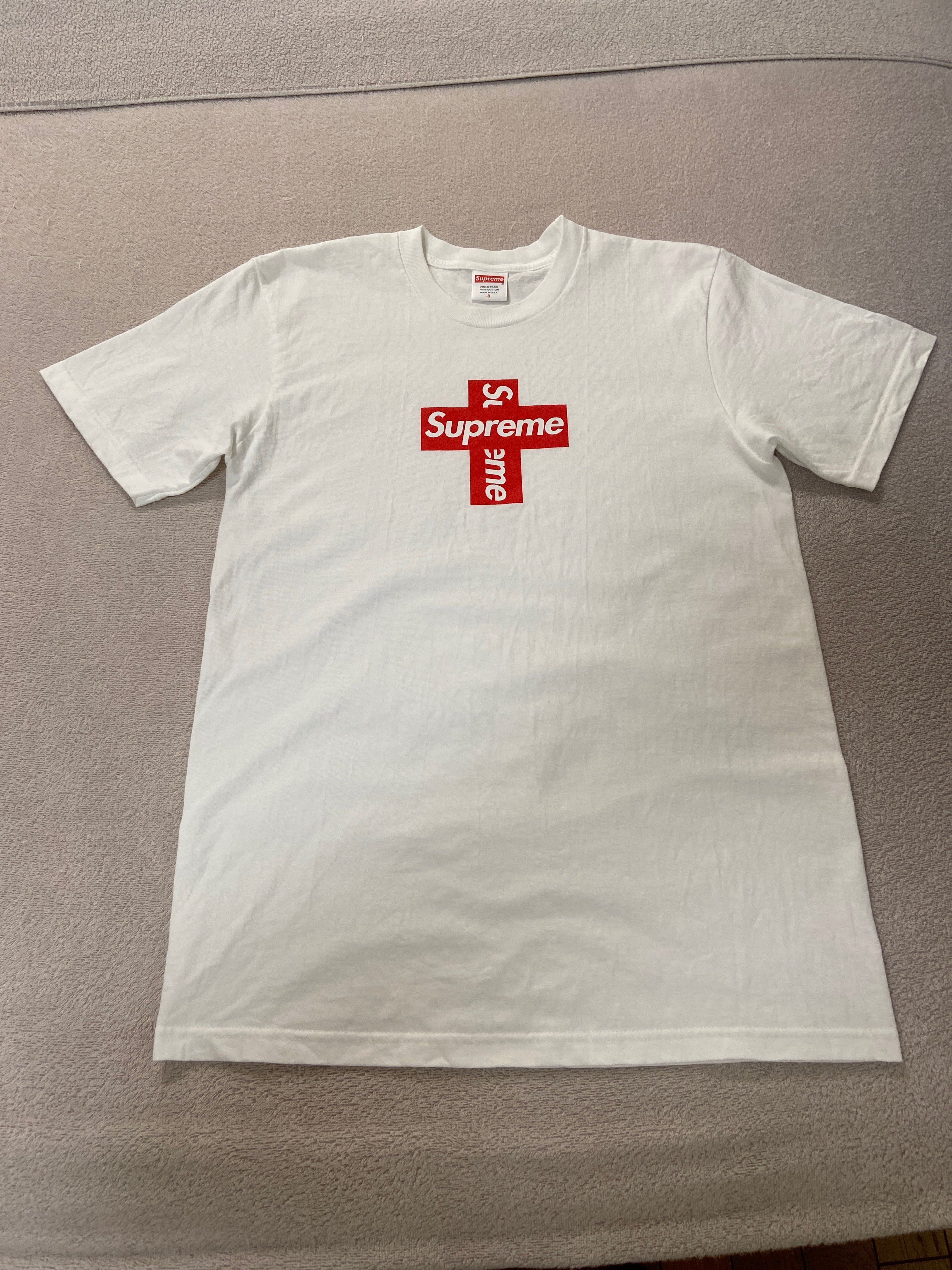 Supreme Cross Box Logo Tee "White"