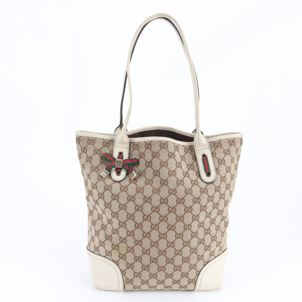 B (目立った傷や汚れなし)】□美品 グッチ GGキャンバスプリンシー