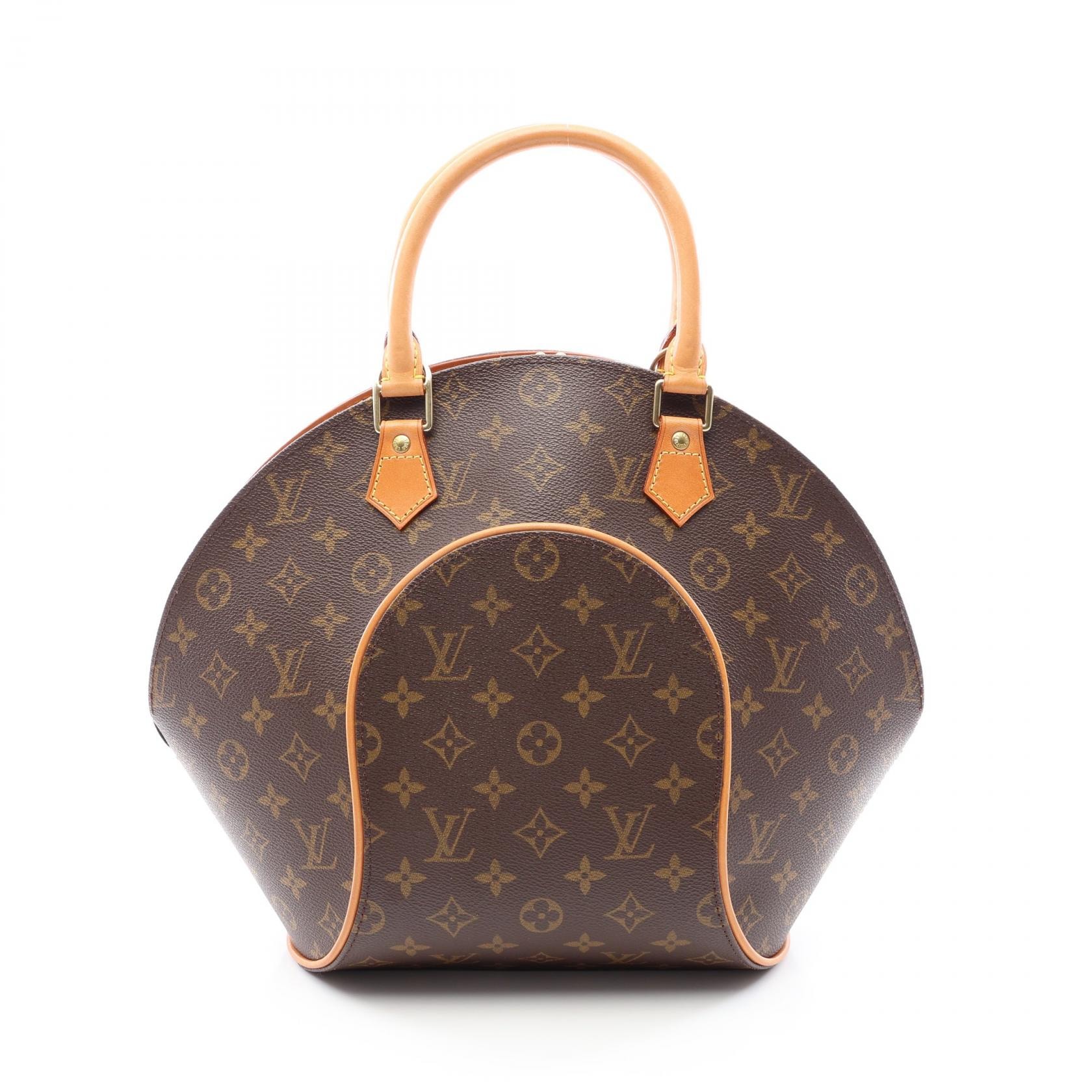 ルイ・ヴィトン LOUIS VUITTON エリプスMM ハンドバッグ バッグ PVCコーティングキャンバス レザー モノグラム レディース ブラウン系 M51126 【中古】