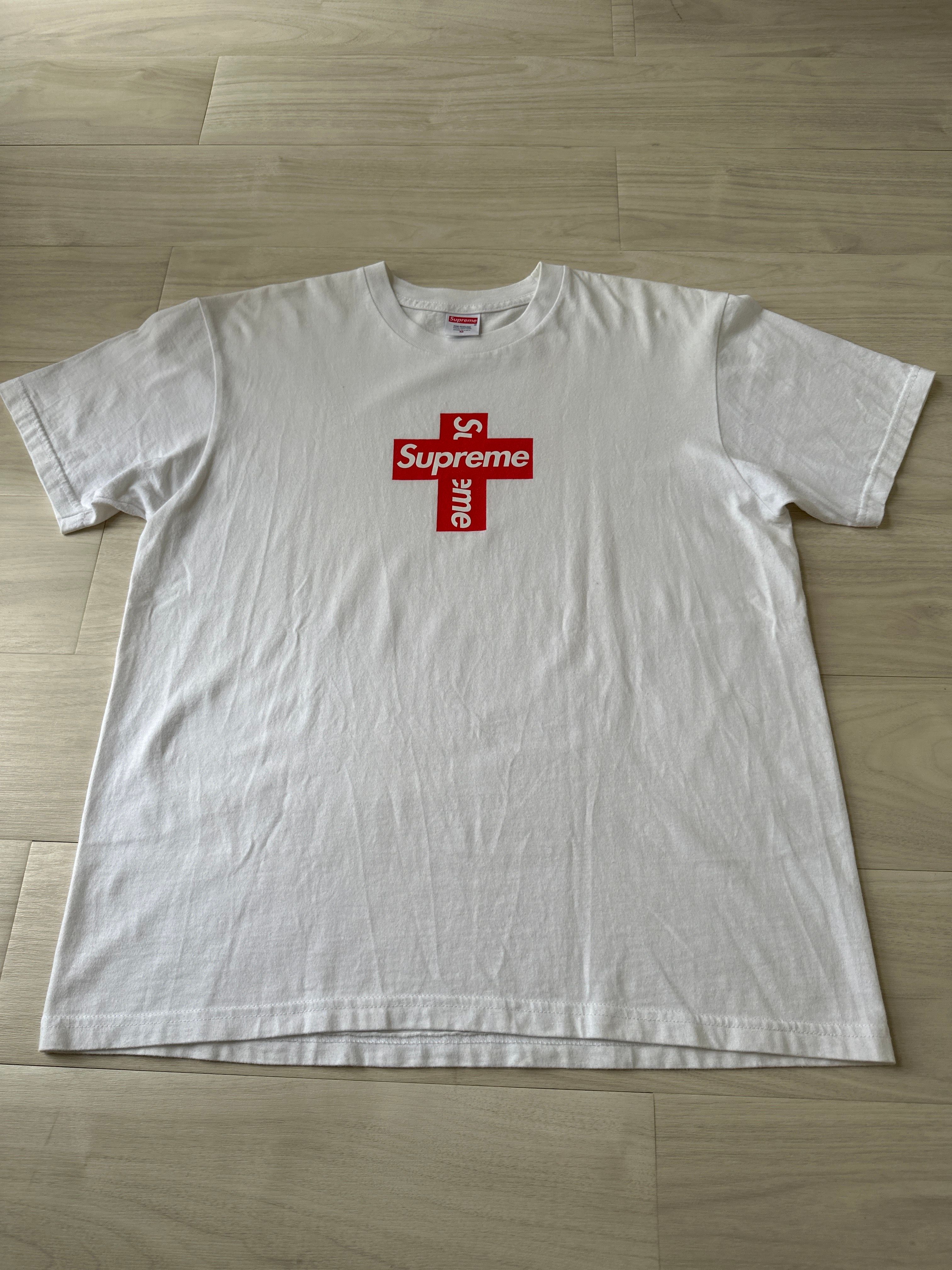 Supreme Cross Box Logo Tee "White"