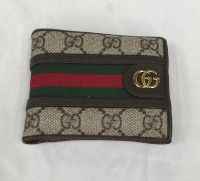 GUCCI Ophidia GG Coin Wallet "Beige/Ebony"