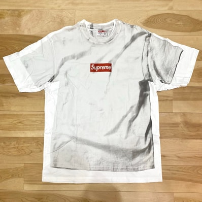 Supreme x MM6 Maison Margiela Box Logo Tee "White"