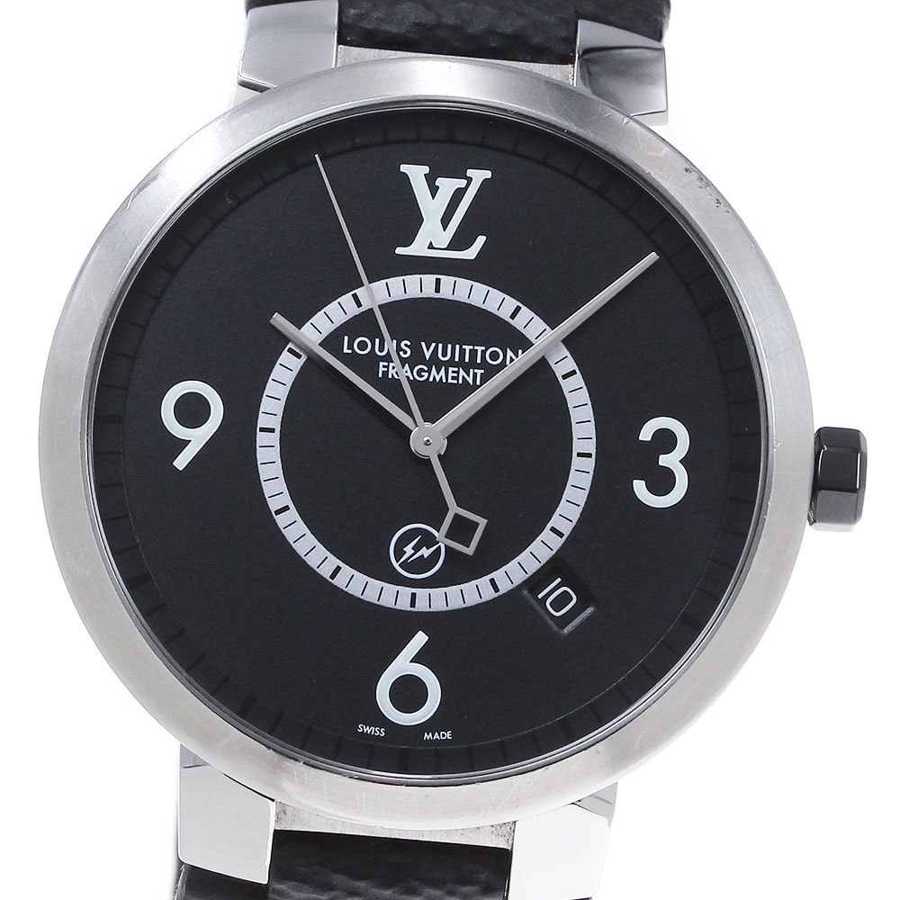 ルイ・ヴィトン タンブール スリム フラグメントデザイン メンズ 【中古】