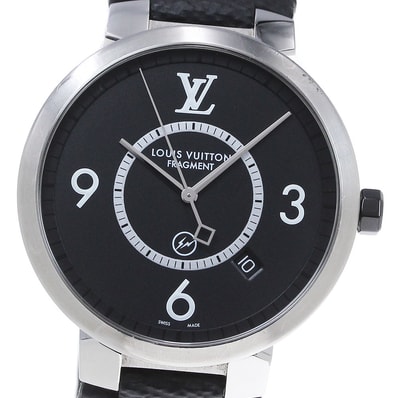 ルイ・ヴィトン タンブール スリム フラグメントデザイン メンズ 【中古】