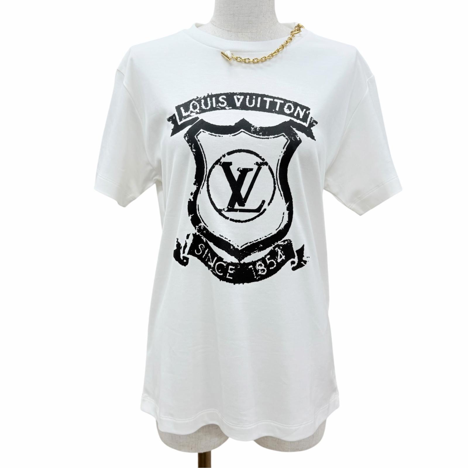 極美品 ルイヴィトン 半袖Tシャツ ホワイト レディース S