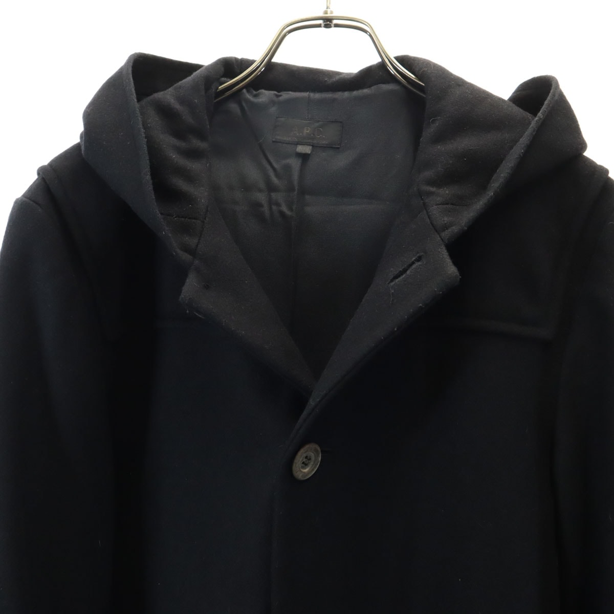 C (やや傷や汚れあり)】A.P.C. アーペーセー フランス製 フーデッド