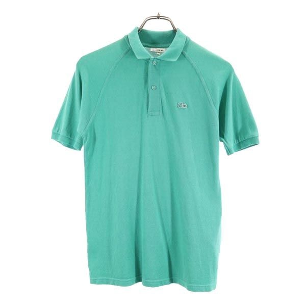 LACOSTE ラコステ 半袖 ポロシャツ 12 緑 鹿の子