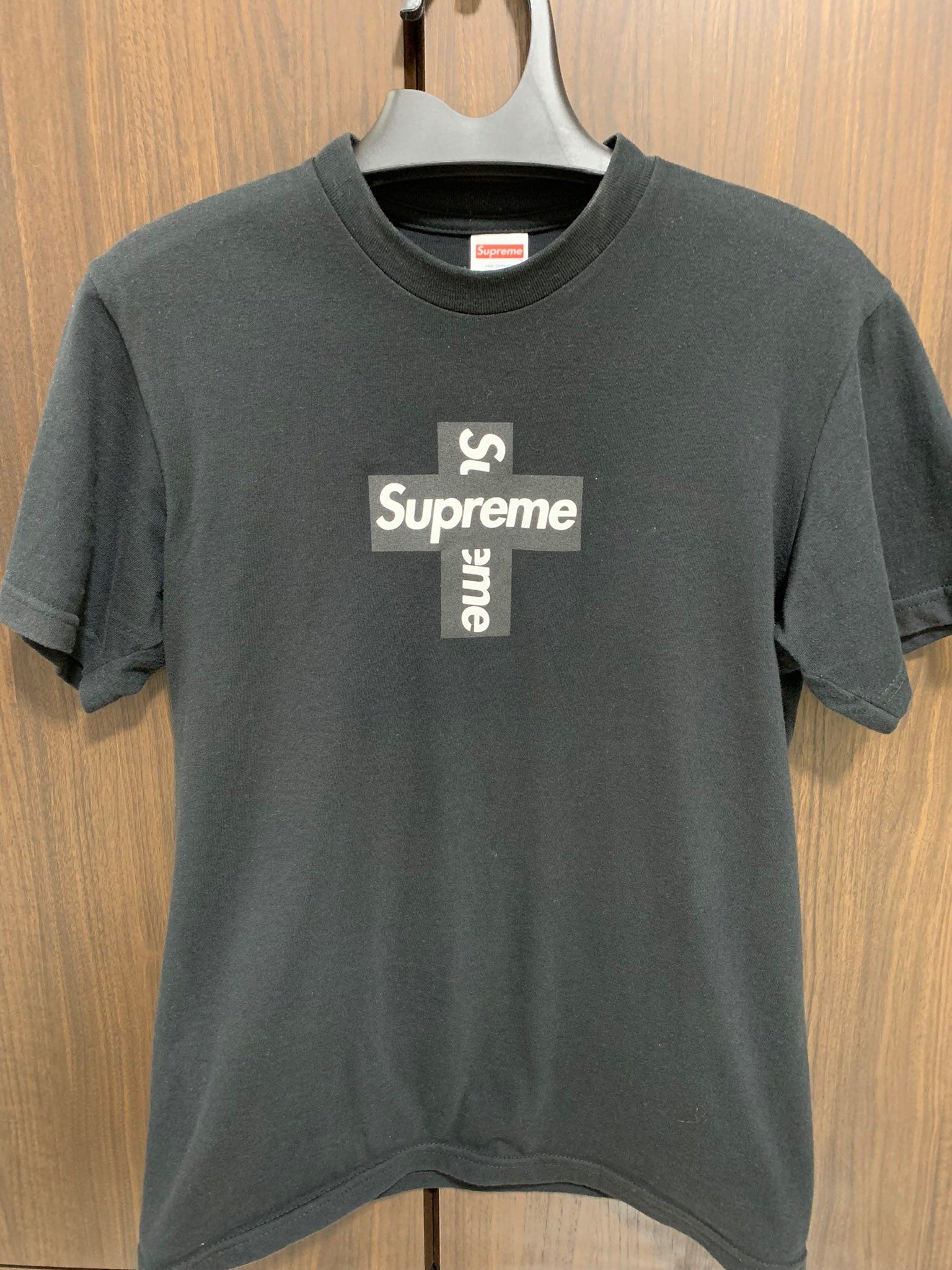 Supreme Cross Box Logo Tee "Black"