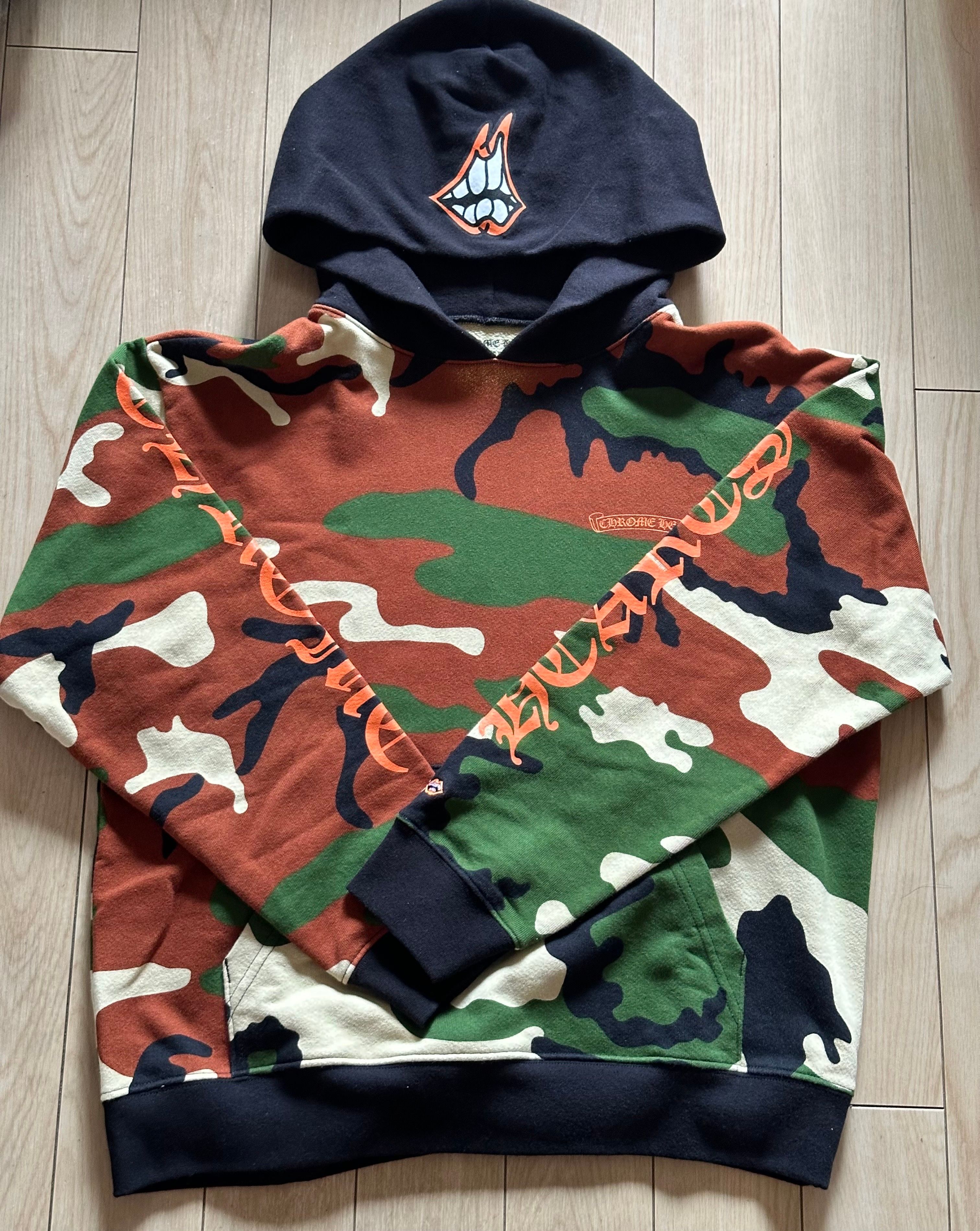 Chrome Hearts Matty Boy Caution Hoodie "Camo"