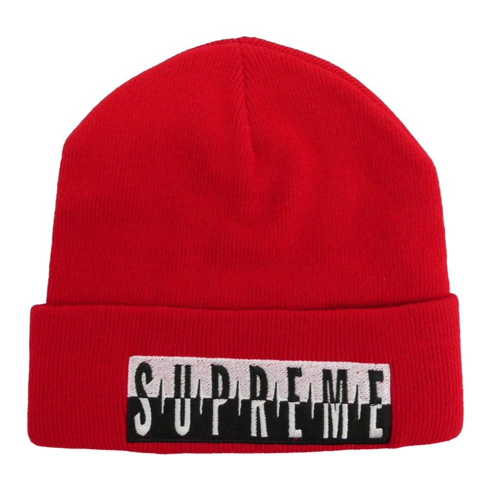 Supreme シュプリーム 10AW × STARTER Fuck All Y'all Beanie スターター ファックオールヨール ビーニー ニットキャップ 帽子 レッド系【極上美品】【中古】