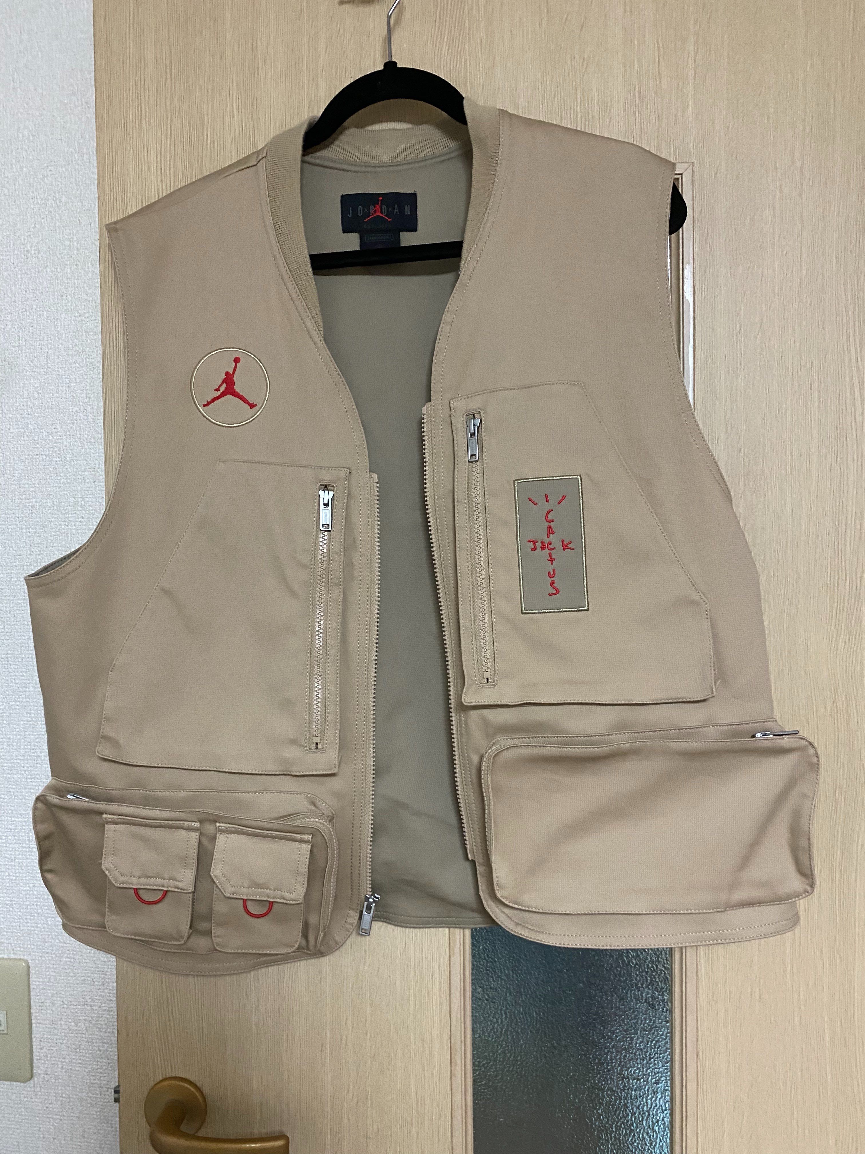 Air Jordan x Travis Cactus Jack Utility Vest "Khaki Desert"