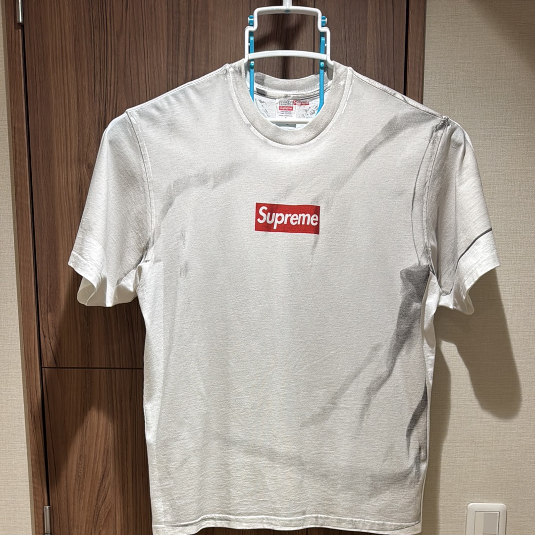 Supreme x MM6 Maison Margiela Box Logo Tee "White"