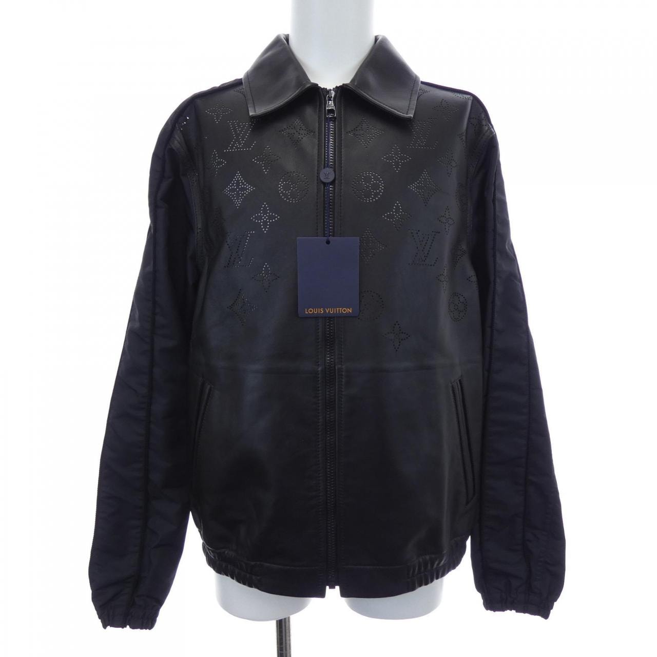ルイヴィトン LOUIS VUITTON パーフォレーテッドミックスレザーブルゾン HPL02WTV8 レザージャケット