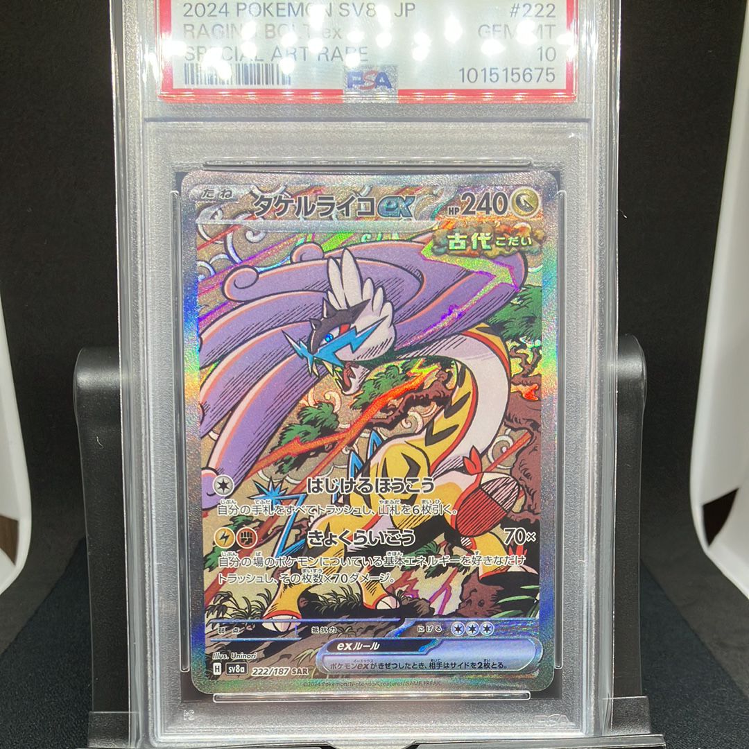 タケルライコex SAR [SV8a 222/187](ハイクラスパック「テラスタルフェスex」)