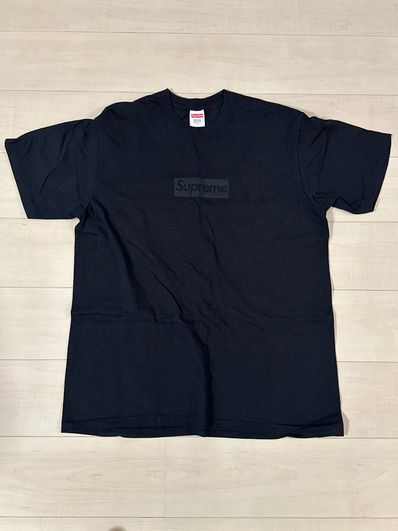 Supreme Tonal Box Logo Tee "Black"