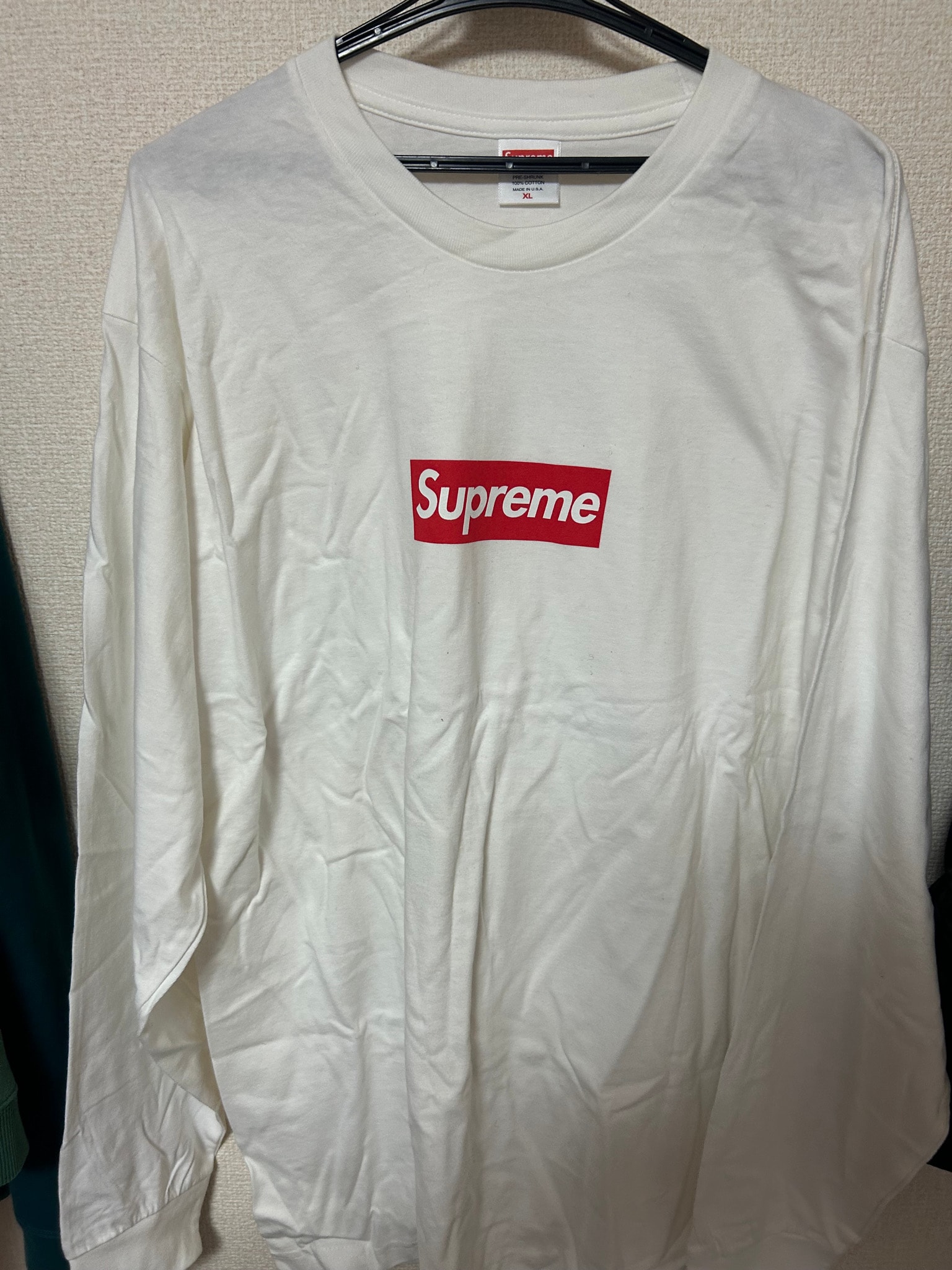 Supreme Box Logo L/S Tee "White"