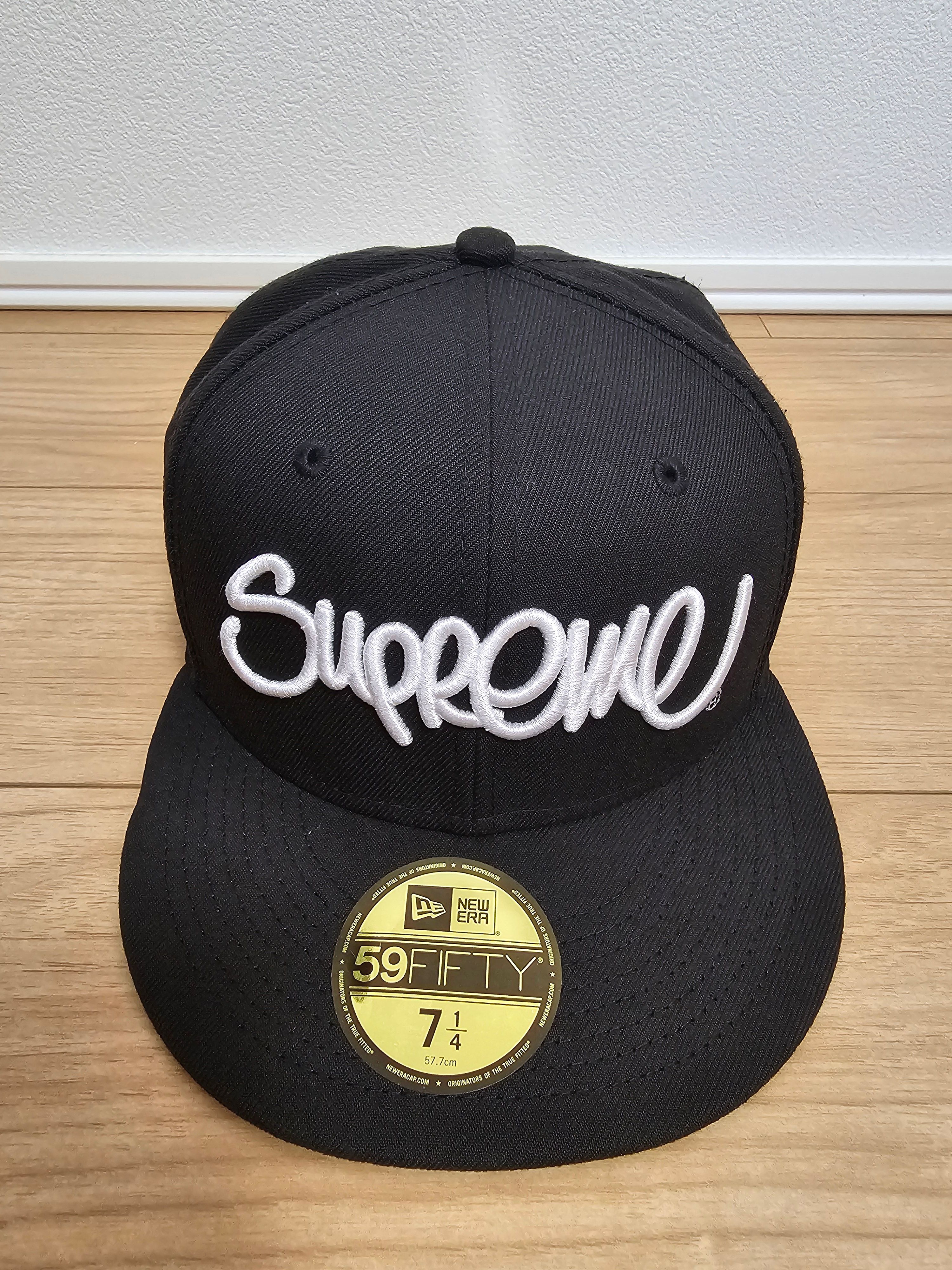 Supreme Handstyle New Era "Black"