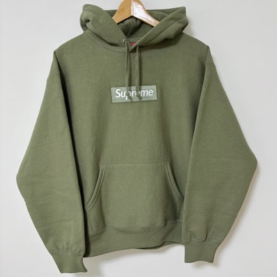 Supreme Box Logo Hooded Sweatshirt (25FW) "Light Olive"