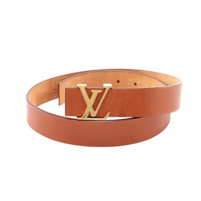 ルイ・ヴィトン LOUIS VUITTON サンチュール LVイニシアル ベルト 衣料品 レザー GP レディース ブラウン系 M6901 【中古】