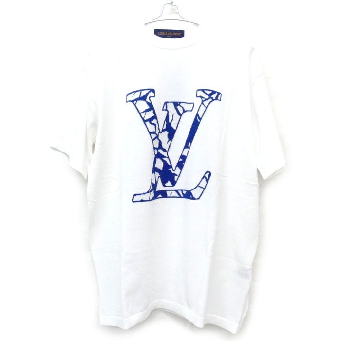 LOUIS VUITTON ルイ・ヴィトン 1AFAND LV SKI ショートスリーブ クルーネック 半袖Tシャツ RM241M AUR HQN13W M メンズ【中古】