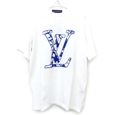 LOUIS VUITTON ルイ・ヴィトン 1AFAND LV SKI ショートスリーブ クルーネック 半袖Tシャツ RM241M AUR HQN13W M メンズ【中古】