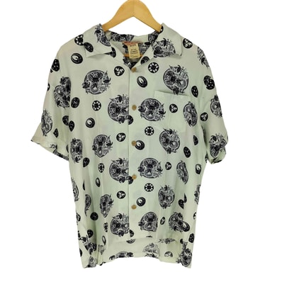 Japanese pattern 和柄 龍 レーヨン アロハシャツ【1142947086514】