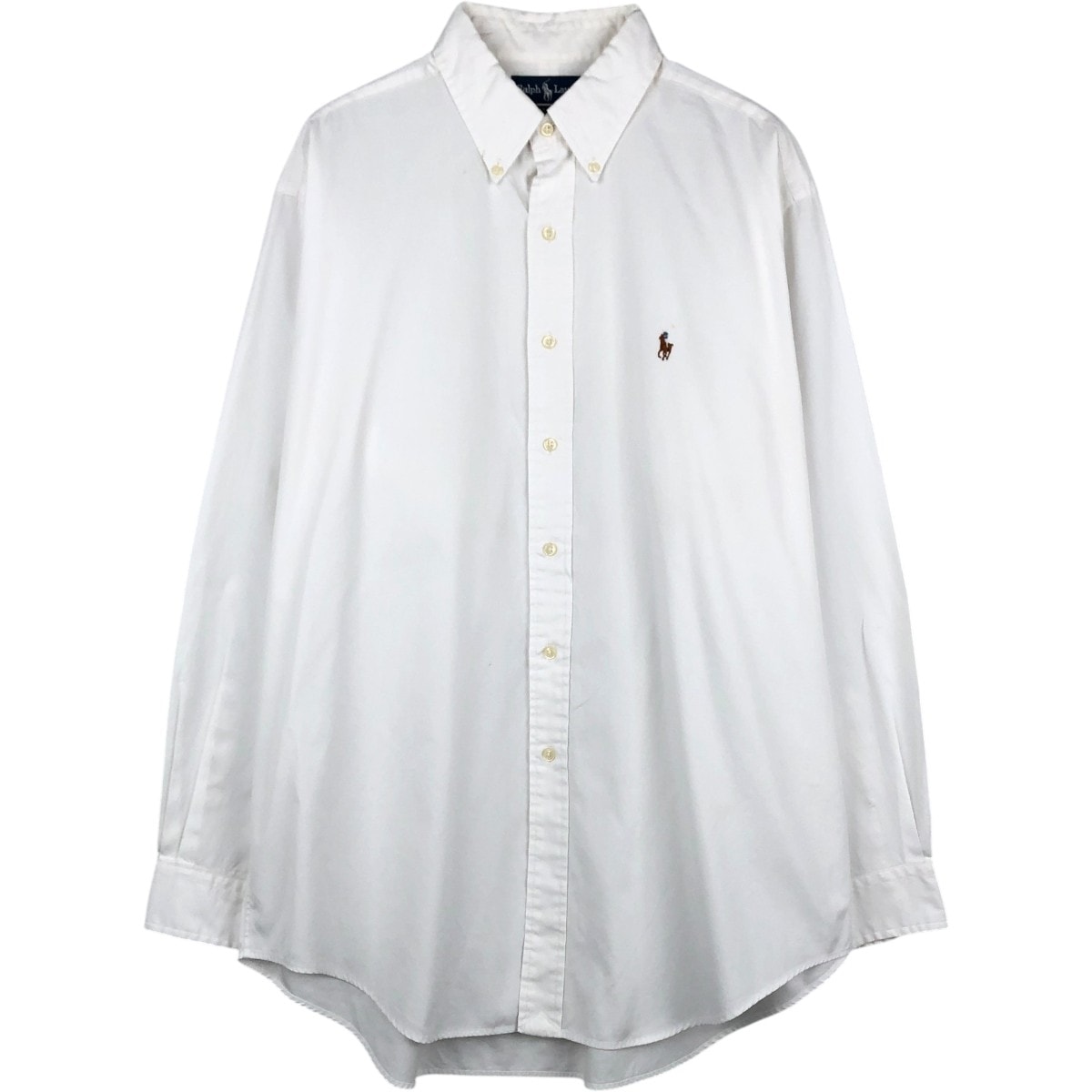 古着 ラルフローレン Ralph Lauren YARMOUTH 長袖 ボタンダウンシャツ メンズL相当/eaa676430