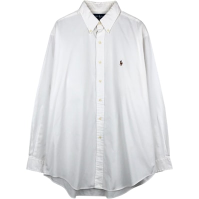 古着 ラルフローレン Ralph Lauren YARMOUTH 長袖 ボタンダウンシャツ メンズL相当/eaa676430