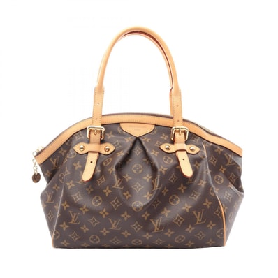 ルイ・ヴィトン LOUIS VUITTON ティヴォリGM ハンドバッグ バッグ PVCコーティングキャンバス レザー モノグラム レディース ブラウン系 M40144 【中古】