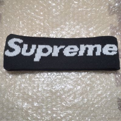 Supreme / New Era® Big Logo Headband "Black"