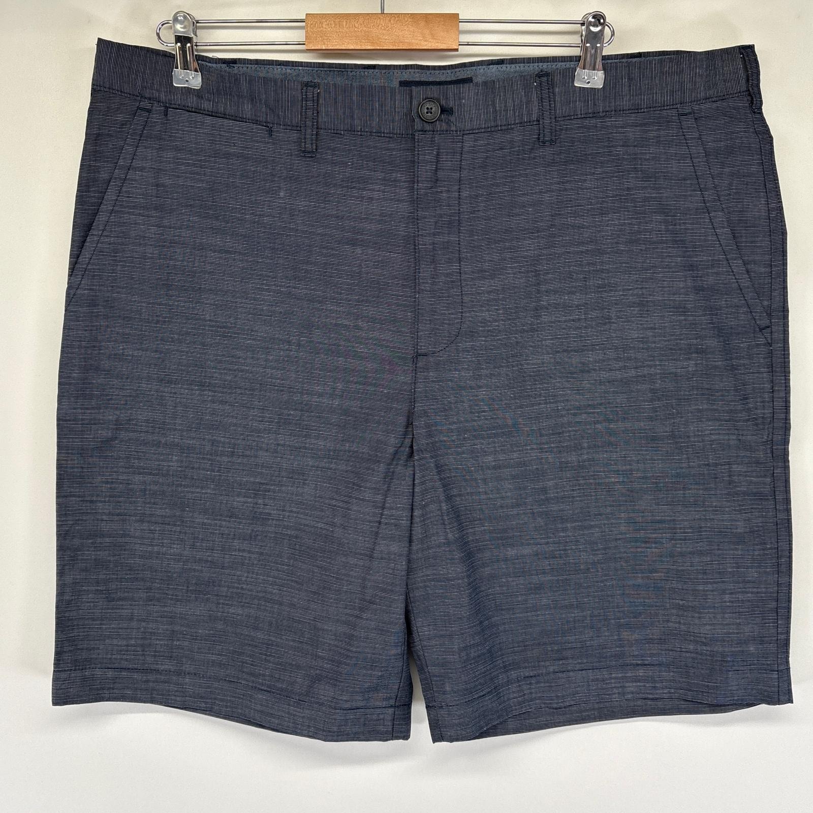 古着 トミーヒルフィガー TOMMY HILFIGER ショートパンツ ハーフ 短パン ワンポイントロゴ 半ズボン w40  グレー系 メンズ