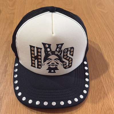 HYSTERIC GLAMOUR See No Evil Studded Mesh Cap "Black"