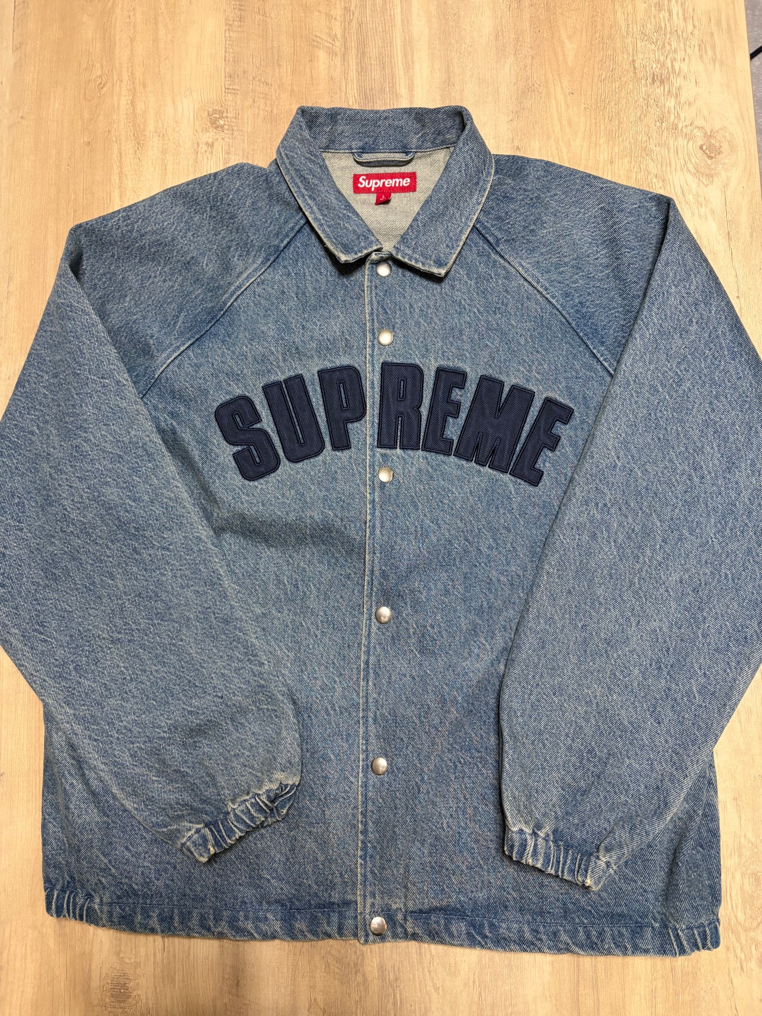 Supreme Arc Denim Coaches Jacket "Washed Indigo"