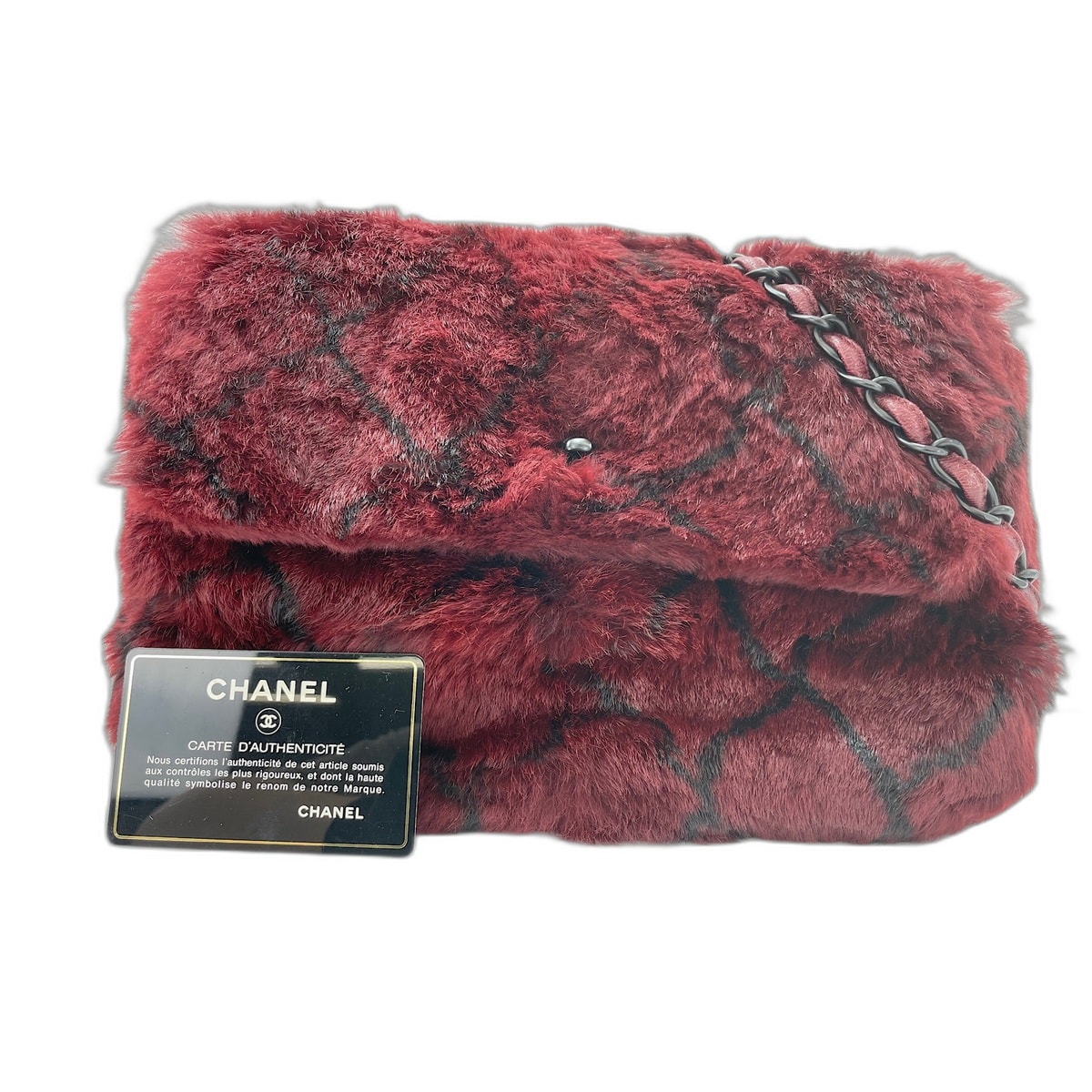 シャネル CHANEL ショルダーバッグ ファー【中古】