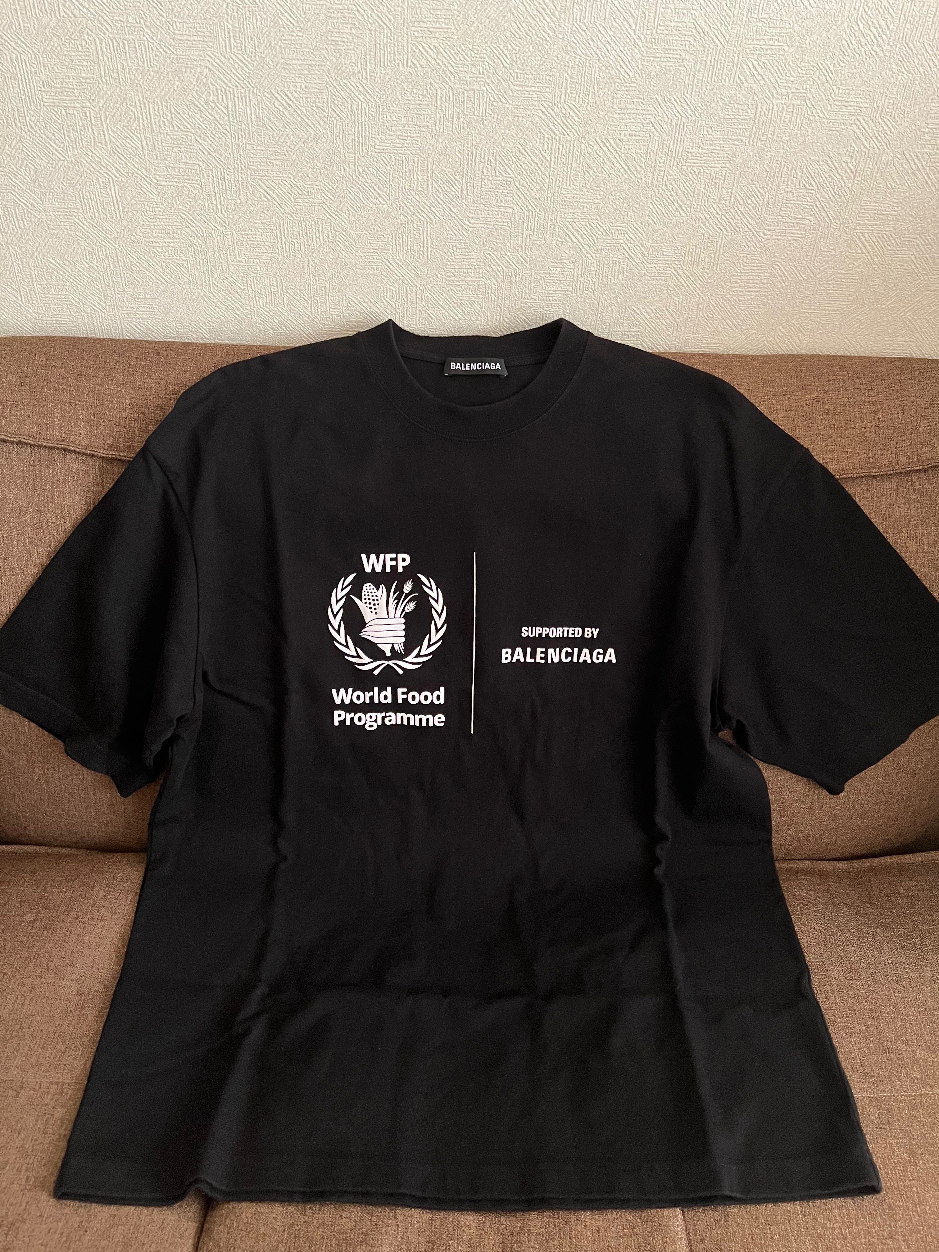 BALENCIAGA Women's WFP Medium Fit T-shirt "Black"