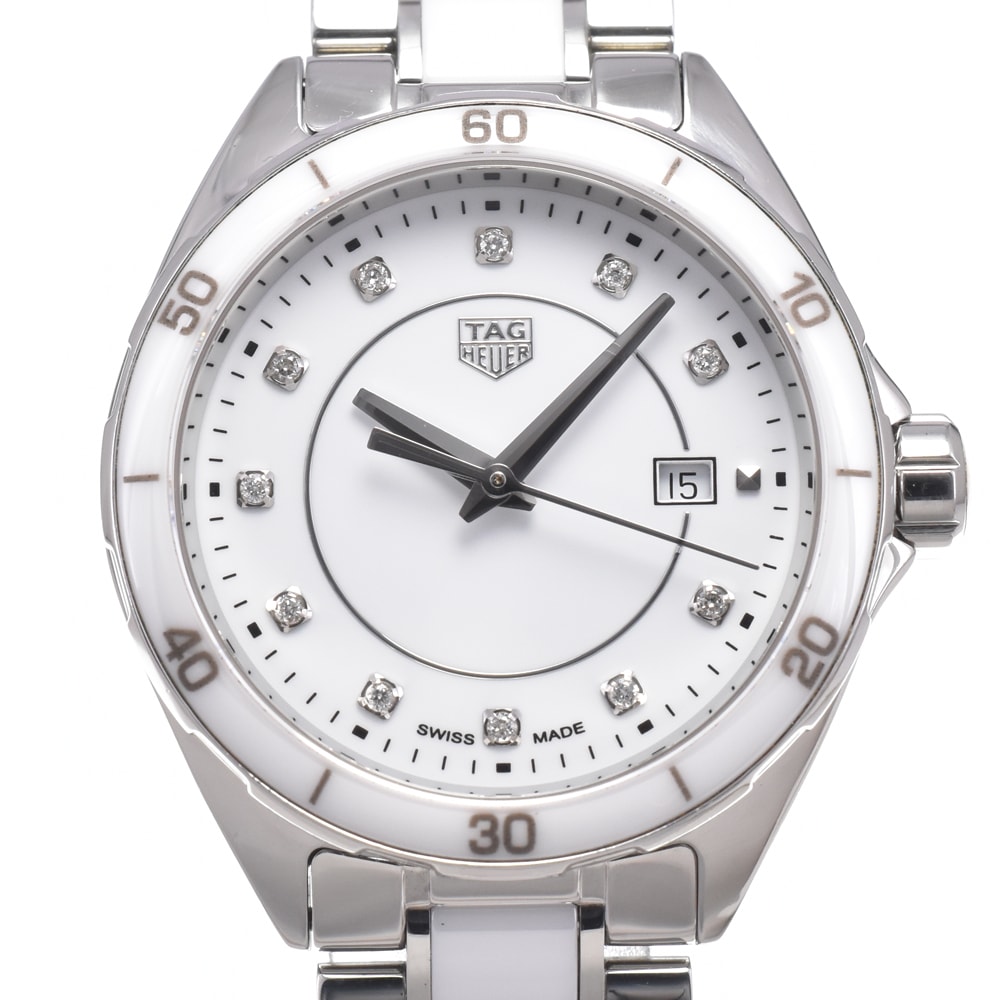 タグホイヤー TAG HEUER WBJ141AD.BA0974 フォーミュラ1 11P ダイヤモンド クォーツ レディース 良品 箱・保証書付き 腕時計 M#150787