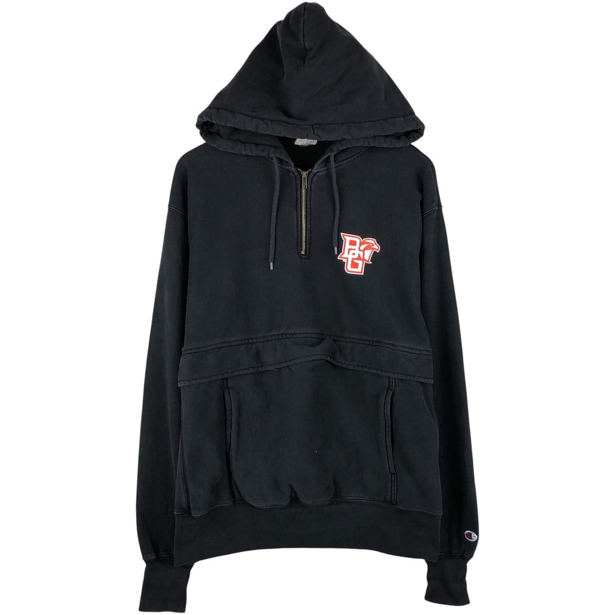 古着 チャンピオン Champion REVERSE WEAVE リバースウィーブ スウェットハーフジップパーカー メンズL相当/eaa607323