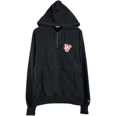 古着 チャンピオン Champion REVERSE WEAVE リバースウィーブ スウェットハーフジップパーカー メンズL相当/eaa607323